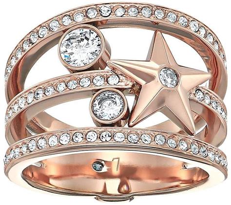 michael kors ring brilliance rose